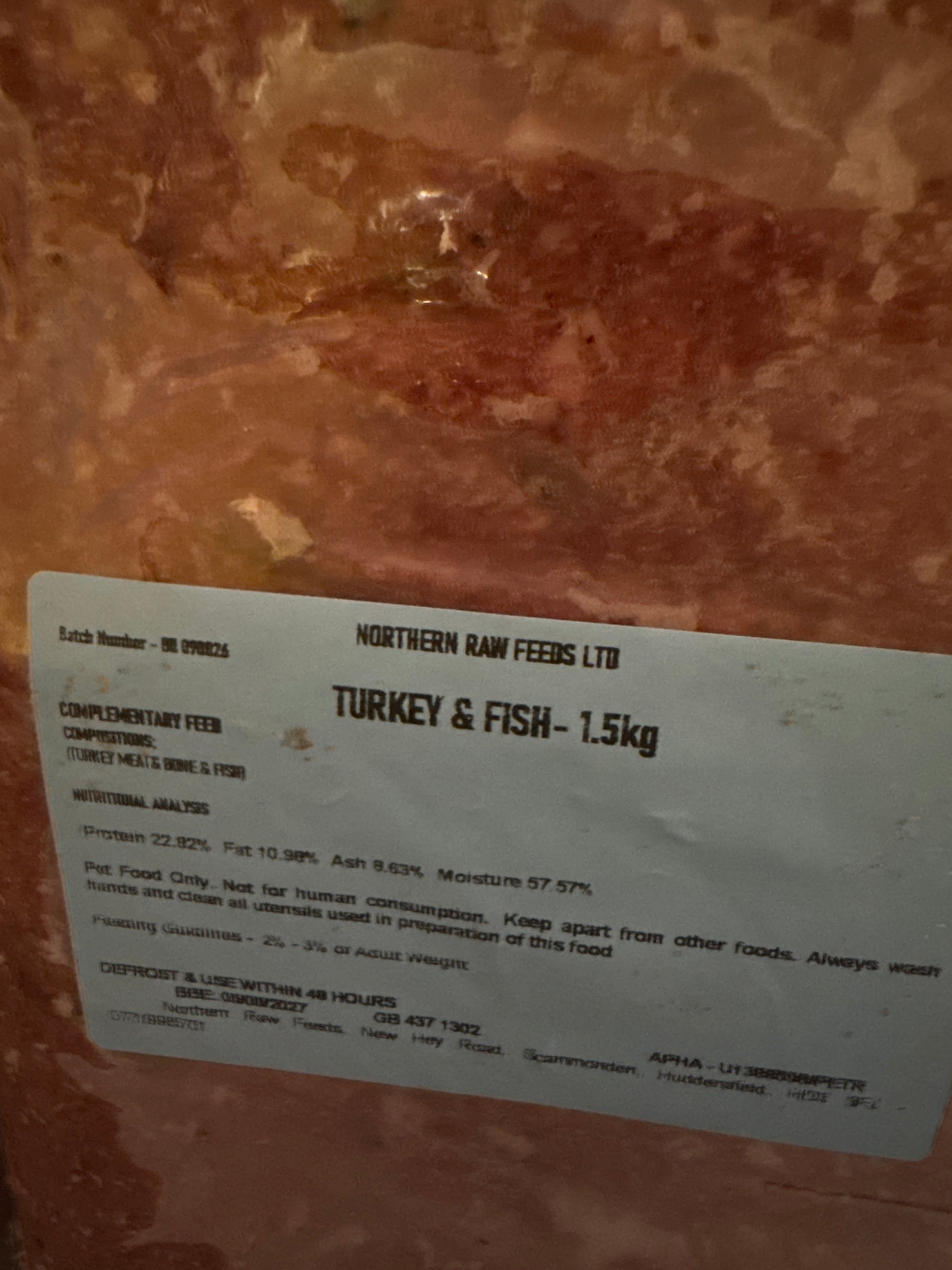 Northern raw 1.5kg blocks