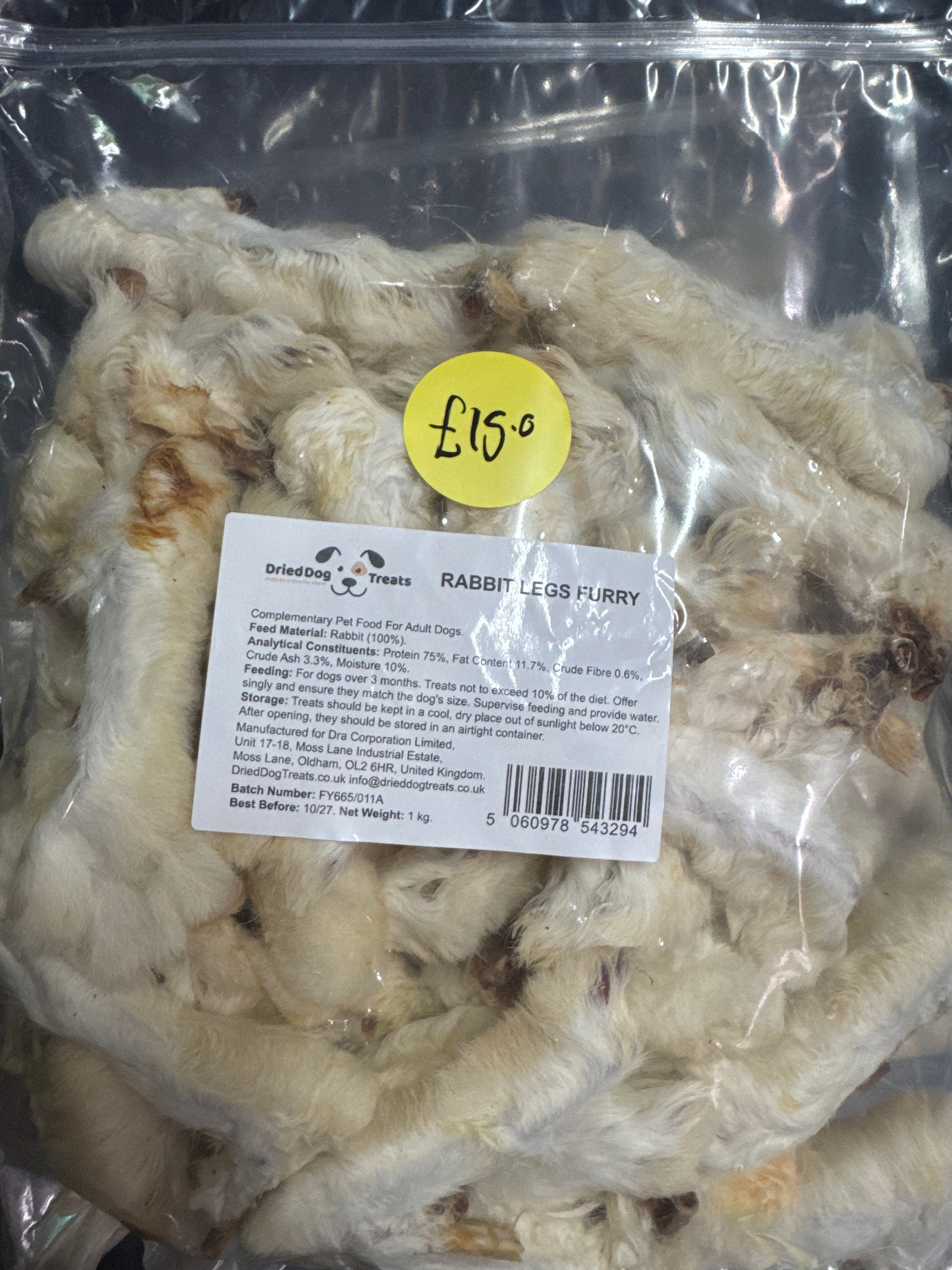 Rabbit Feet 1kg