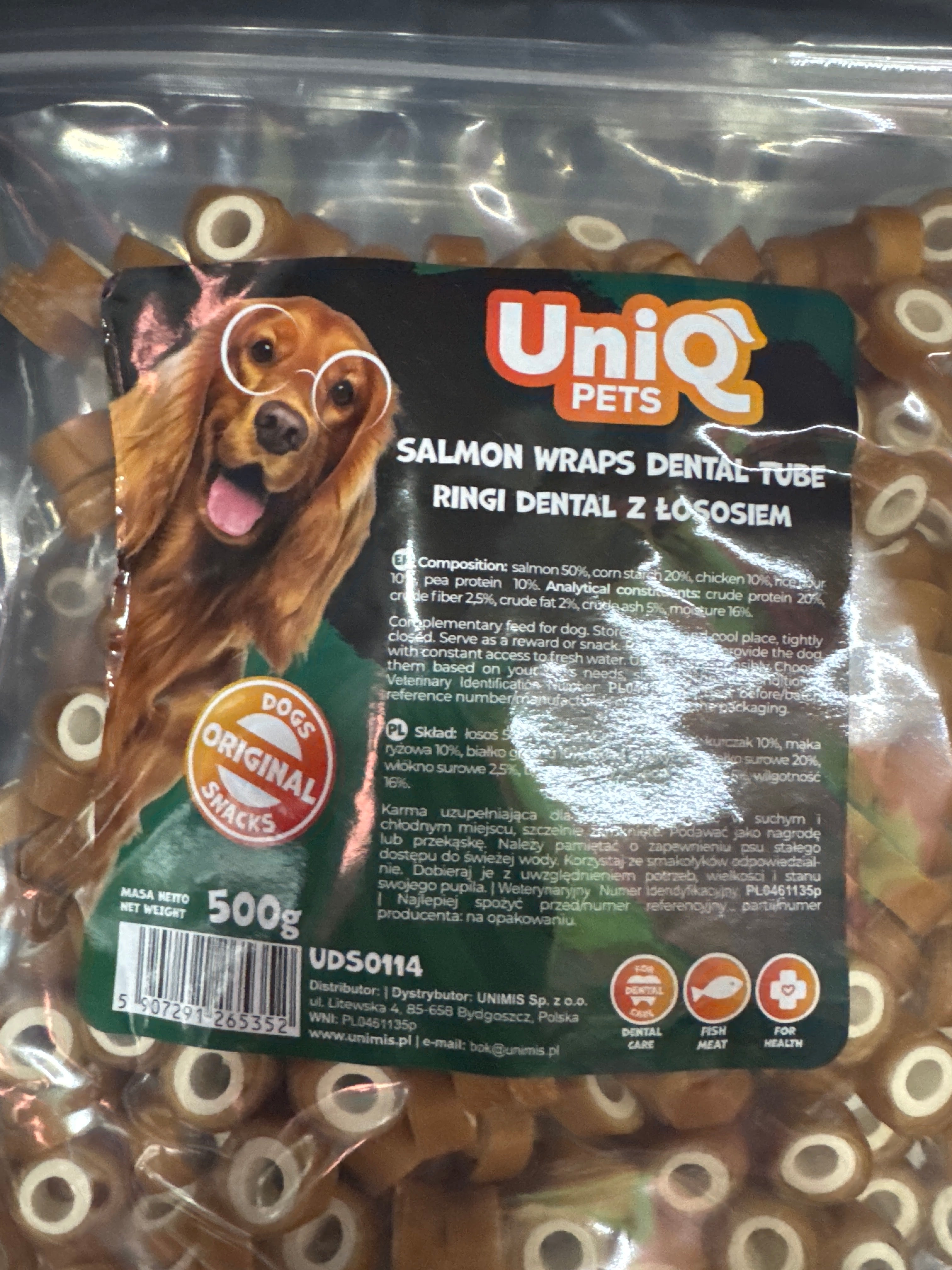Salmon Dental Tubes