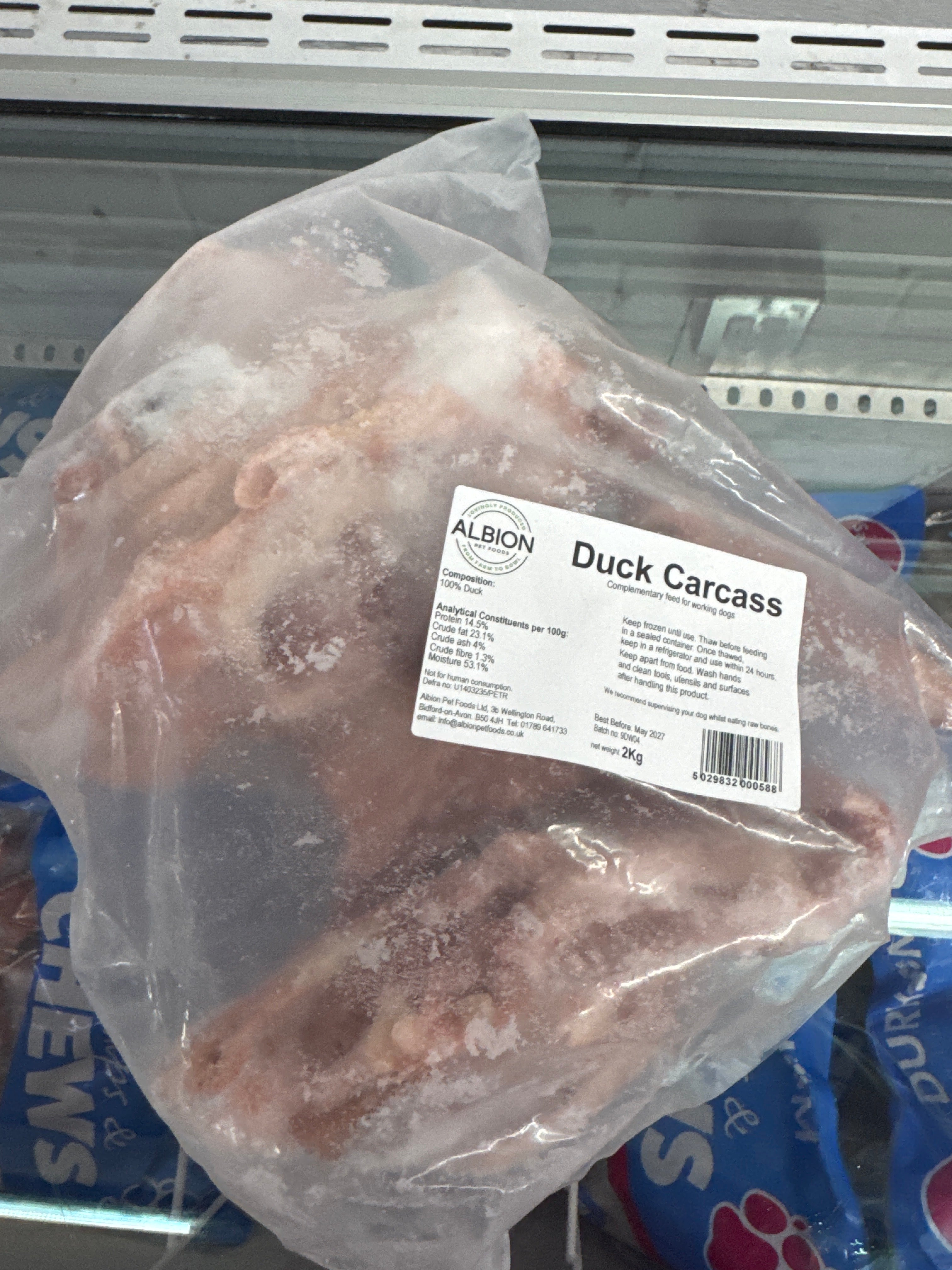 Duck carcass 2kg