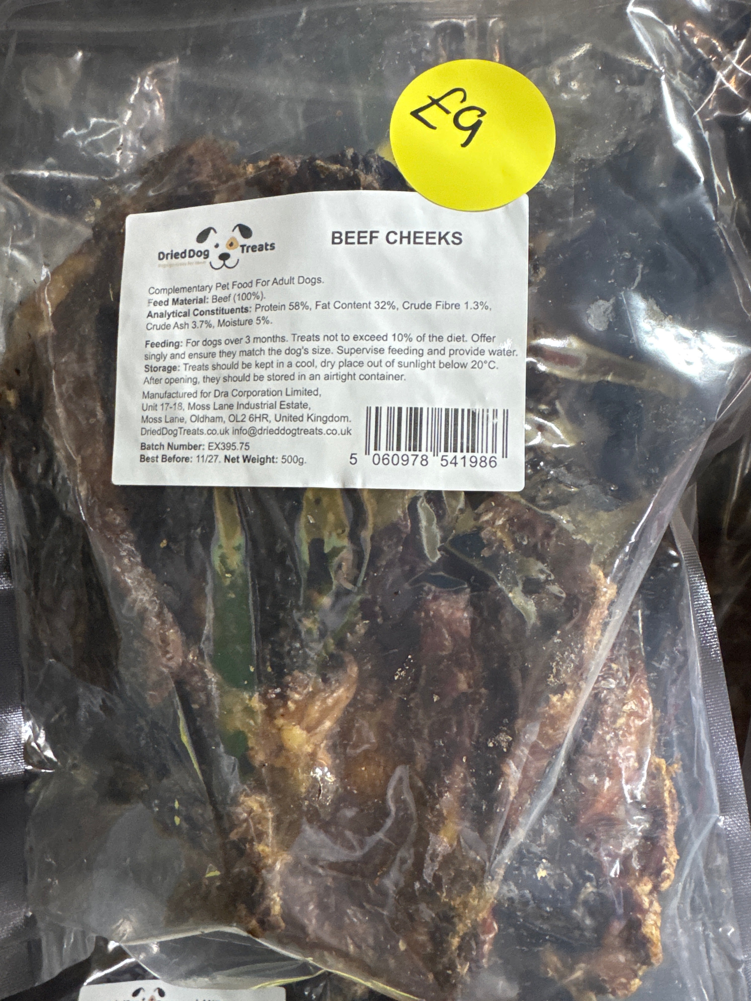 Beef Cheeks 1kg