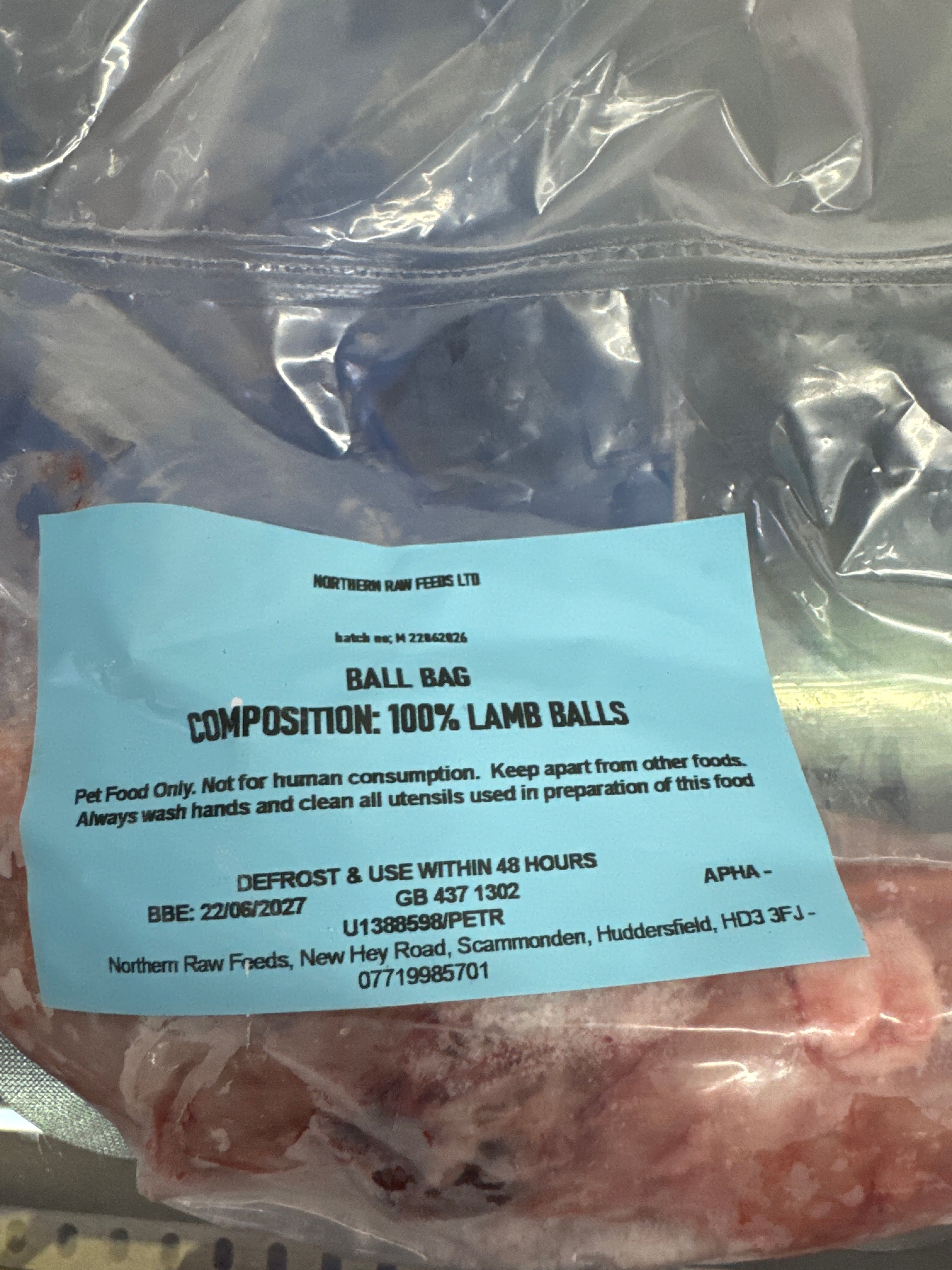 Lamb ball bag