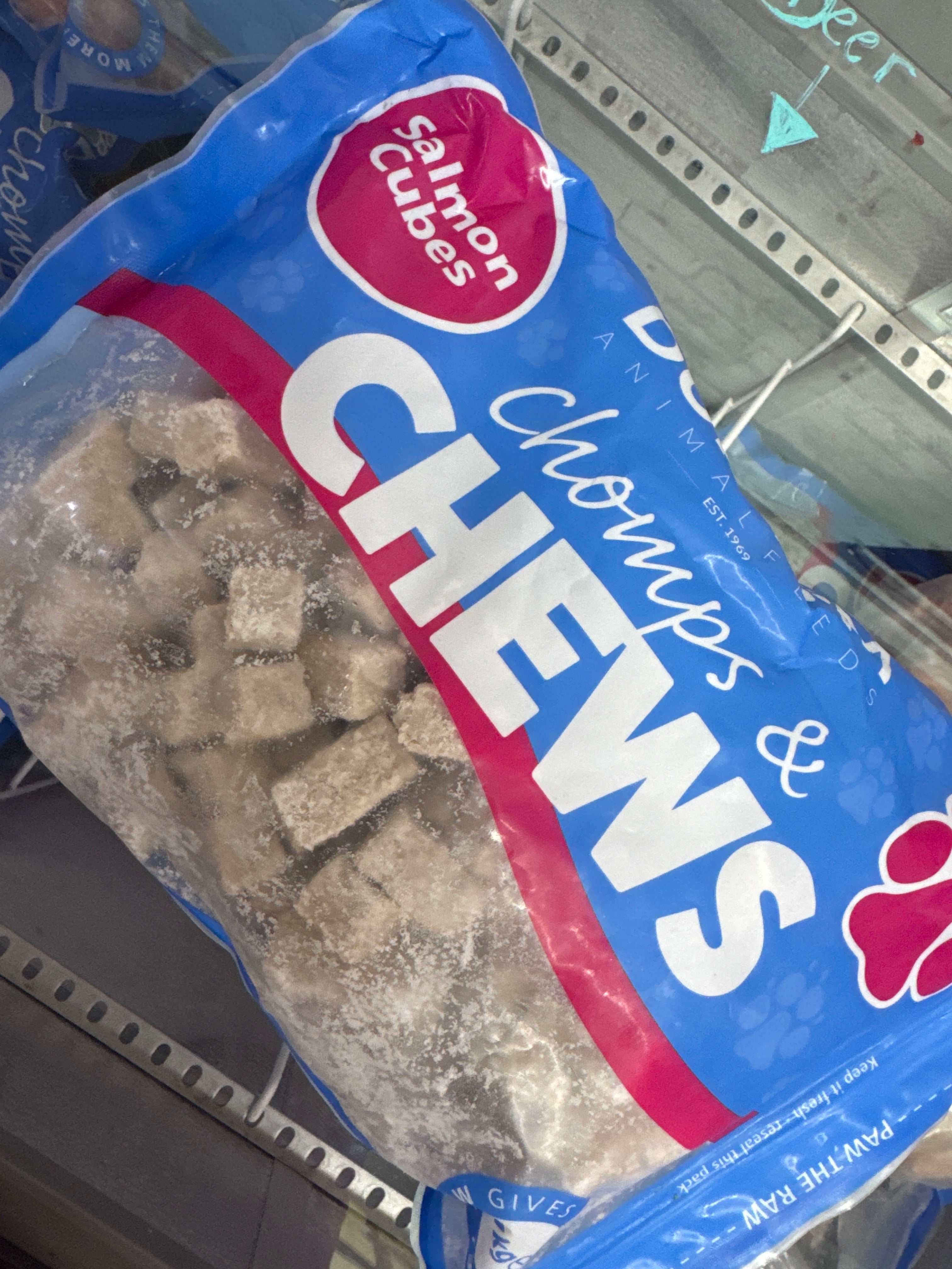 Salmon cubes 1kg
