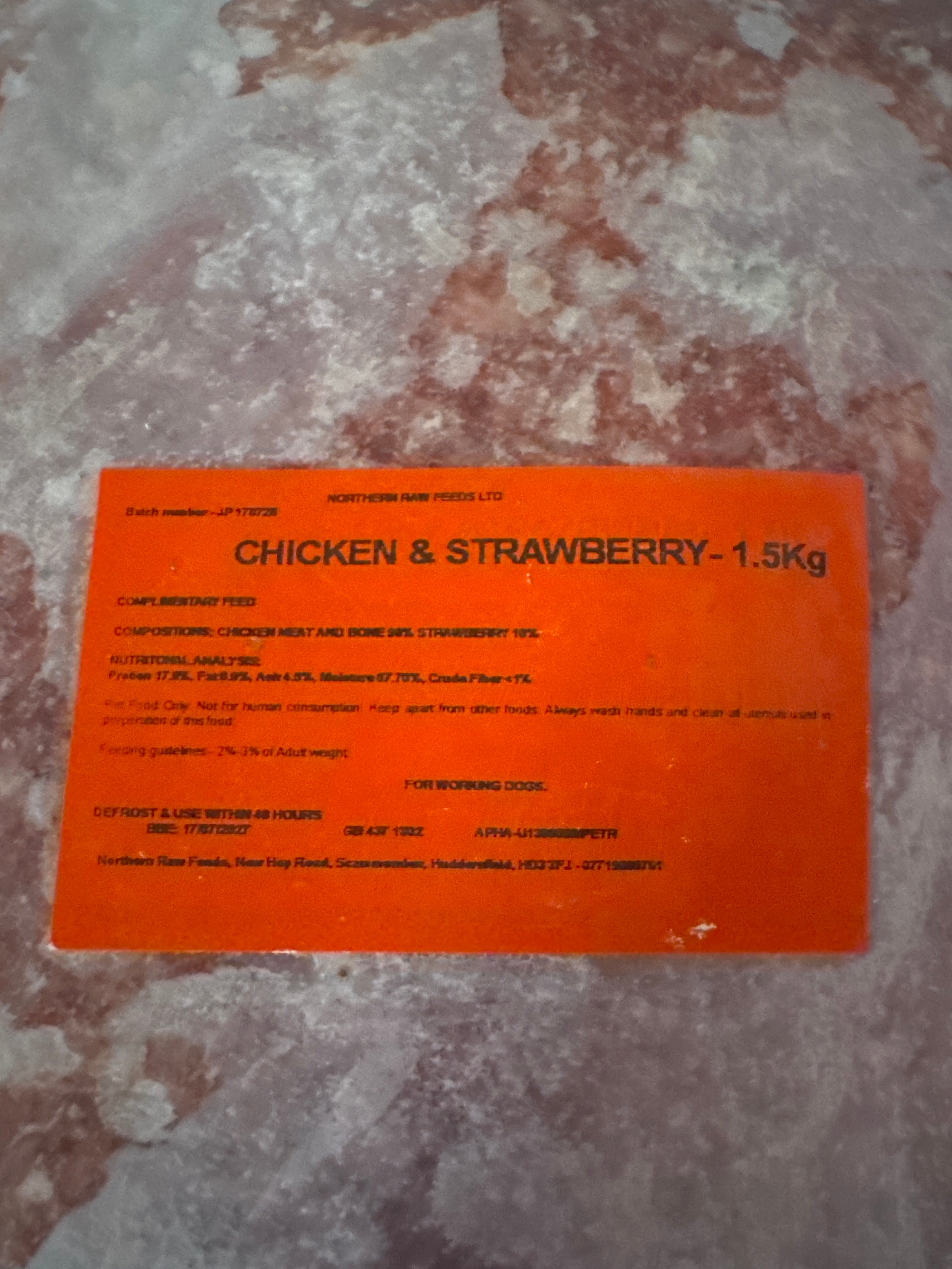Northern raw 1.5kg blocks